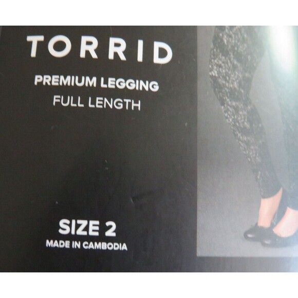 Torrid Premium Legging Gold Metallic Splattered High Rise Leggings Plus Size 2X - Picture 6 of 7